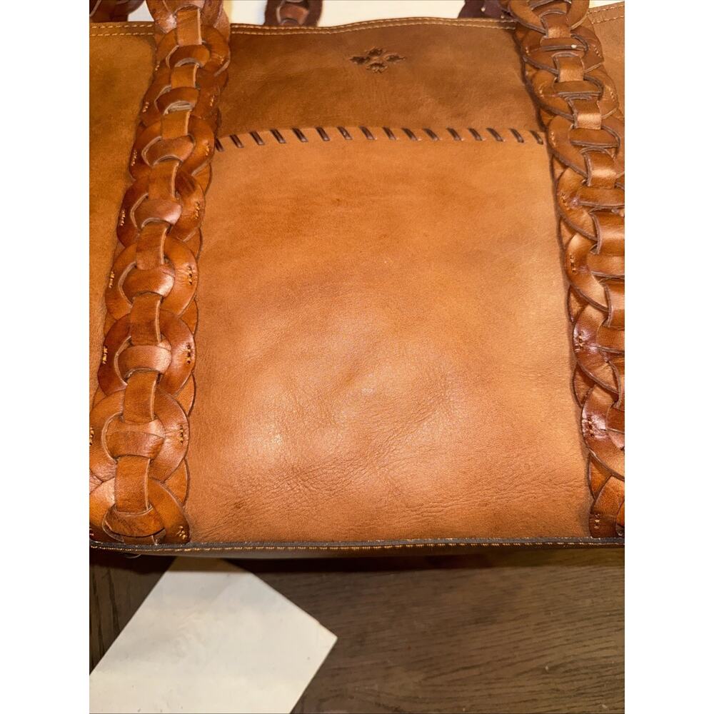 PATRICIA NASH Brown Leather Tote Handbag - Picture 6 of 6